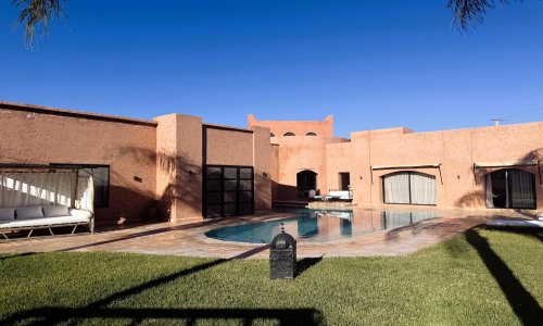3-bedroom furnished villa with pool  - Route Ouarzazate - Marrakech