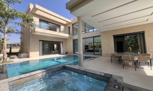 Villa contemporaine 4 suites avec piscine et jacuzzi Route de Tahanaout  - Route Ourika - Marrakech